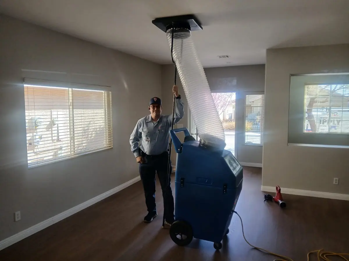 Professional Dryer Vent Cleaning work inside a Hays home